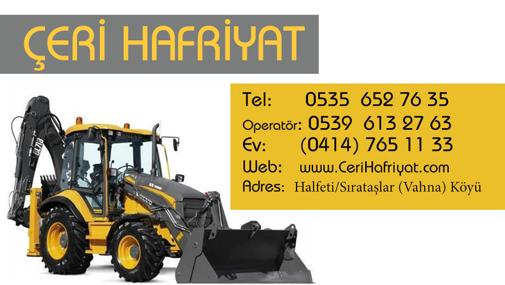 Çeri Hafriyat - Halfeti, Sırataşlar (Vahna) Köyü, Şanlıurfa